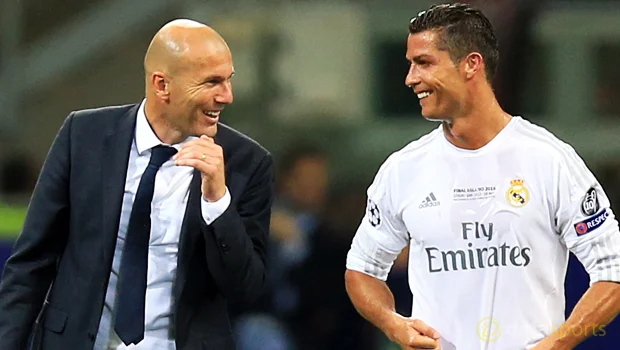 zidane e cr7