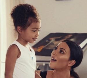 kim kardashian e filha