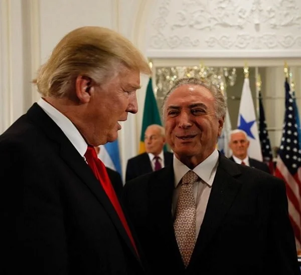 temer e trump na onu