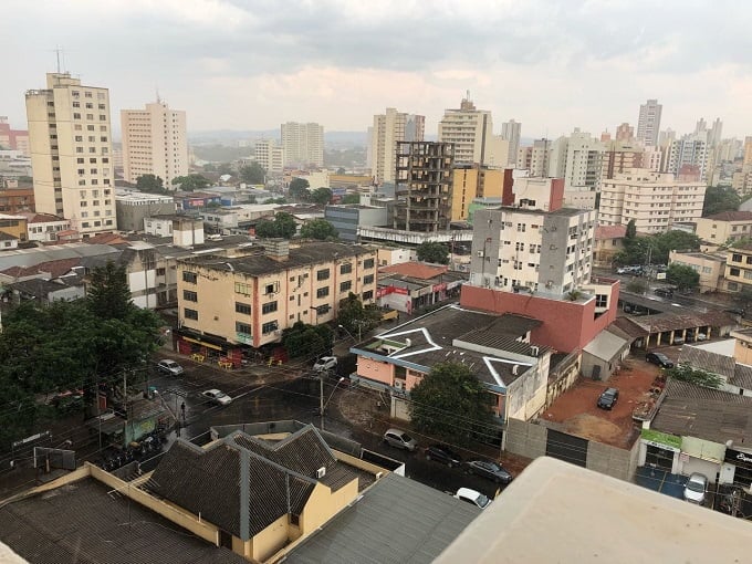 chuva no centro de goiania