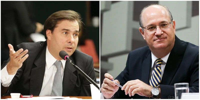 rodrigo maia e ilan goldfajn