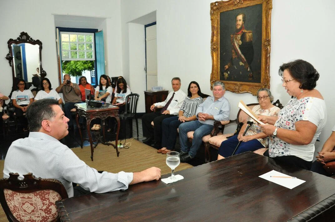 marconi perillo na cidade de goias