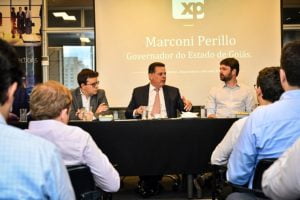 marconi perillo palestra xp investimentos foto wagnas cabral