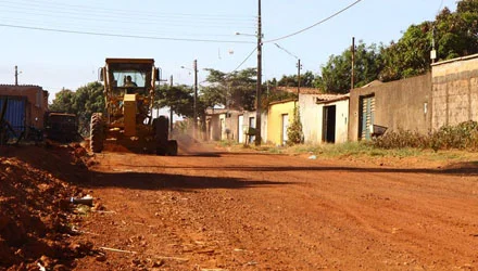 rua sem asfalto prefeitura de aparecida