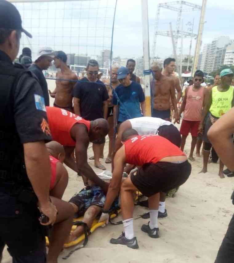 ambulante morto copacabana foto divulgacao whatsapp