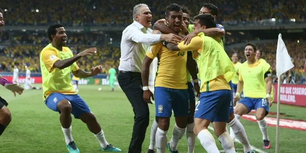 comemoraco selecao futebol divulgacao cbf