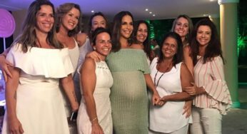 Ivete Sangalo faz “chá de fraldas solidário” para gêmeas