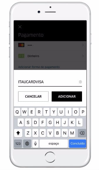 uber desconto shopping