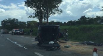 4 feridos e um morto na BR-153, entre Anápolis e Goiânia