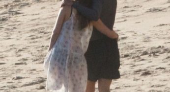 Chris Martin e Dakota Johnson são vistos juntos em praia nos EUA