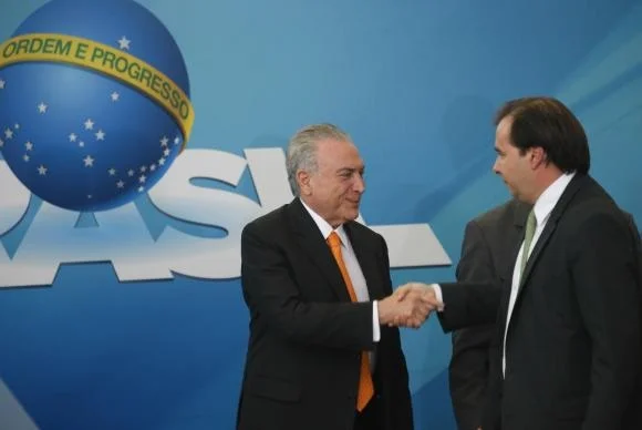 maia e temer foto agencia brasil