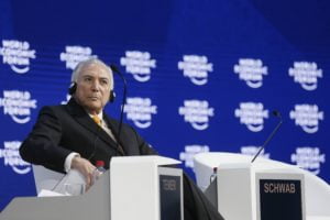 temer em davos foto reproducao facebook