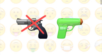 Emojis mudam para suprimir armas de teclados virtuais