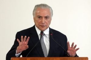 Michel Temer, presidente do Brasil (Foto Divulgação)