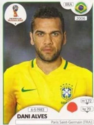 daniel alves figurinha