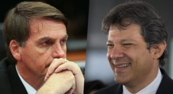 CNT/MDA: Empate técnico entre Jair Bolsonaro e Fernando Haddad