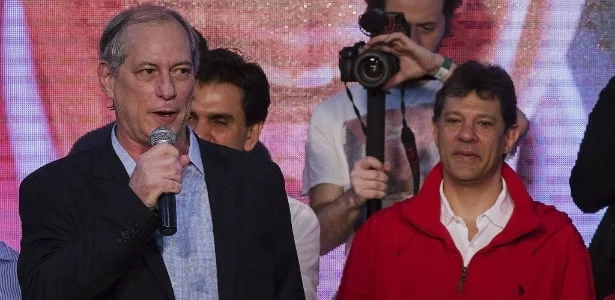 ciro gomes e haddad foto lalo de almeida folhapress