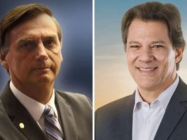 Haddad 50% x 50% Bolsonaro, diz pesquisa Vox Populi