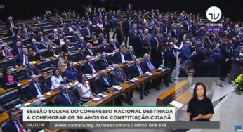 Vídeo: Cerimônia de comemoração dos 30 anos da Constituição Federal