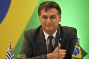 Jair Bolsonaro concede entrevista (foto Marcelo Camargo, Abr)