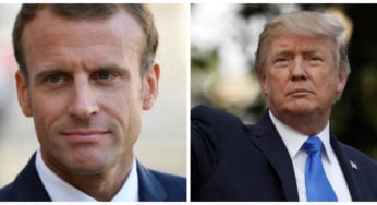 Macron e Trump defendem aumento de repasse europeu à Otan por “Europa forte”