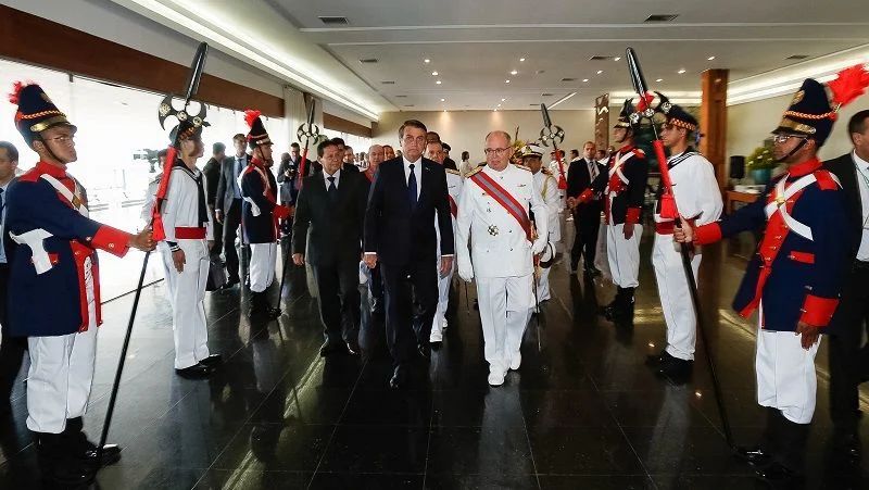 Cerimônia de posse do novo chefe da Marinha (Marcos Corrêa/PR)