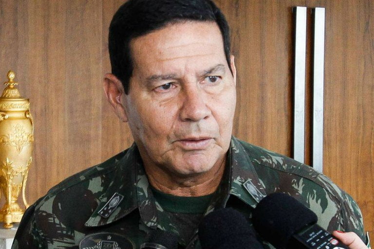 Vice presidente General Mourão: Filho nomeado (Foto Pedro Ribas ANPR)