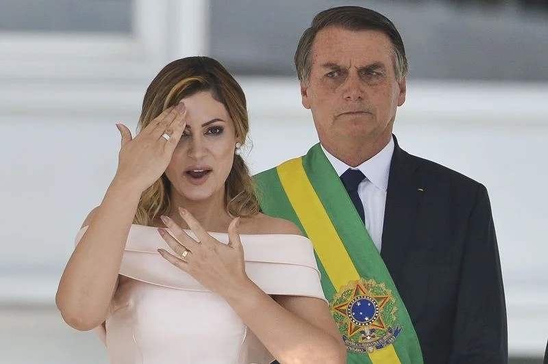 Primeira-dama discursa em LIBRAS na posse do presidente (Foto: Marcelo Camargo/Agência Brasil)