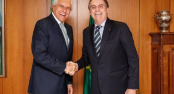 Caiado convida Bolsonaro para a abertura da Tecnoshow Comigo