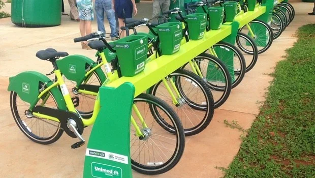 Prefeitura instala mais cinco estações de bicicletas compartilhadas em Goiânia