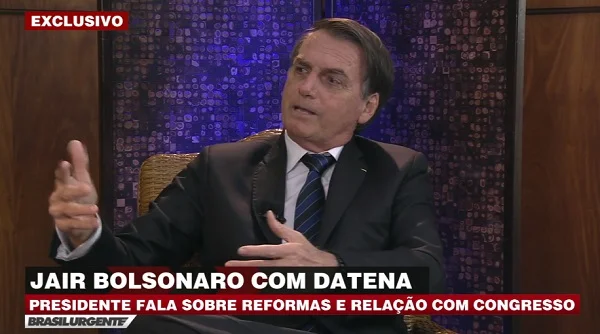 bolsonaro com datena