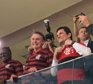 bolsonaro e moro flamengo