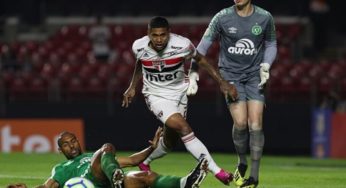 São Paulo goleia Chapecoense no Morumbi e pula para 5ª posição na Série A