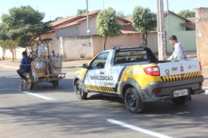 sinalizacao de transito em senador canedo