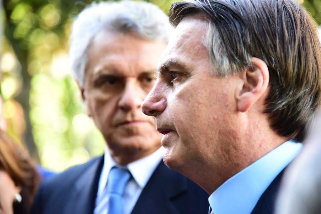 Caiado e Bolsonaro