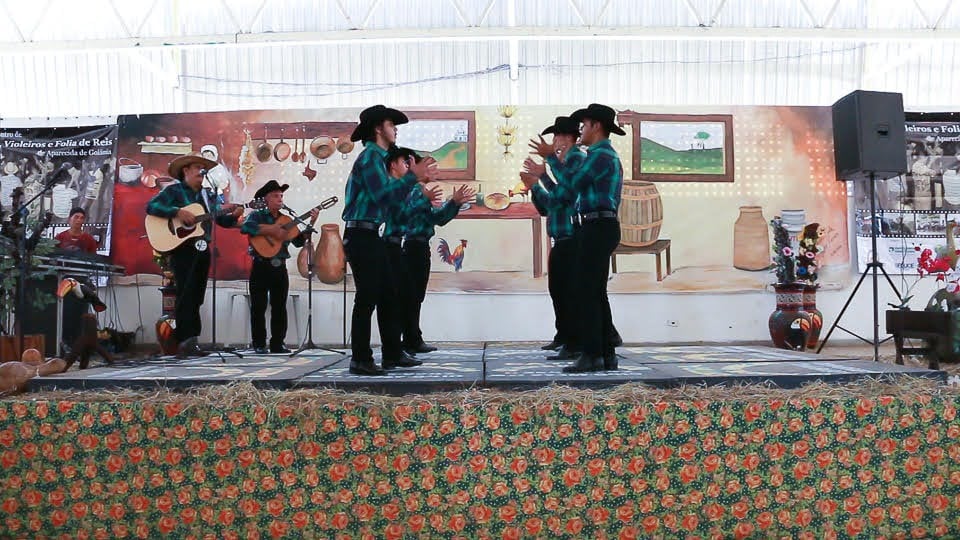 Grupo de catira, "Os Filhos de Aparecida" se apresentarão na Mostra Artística (Foto: Arquivo/Secom)