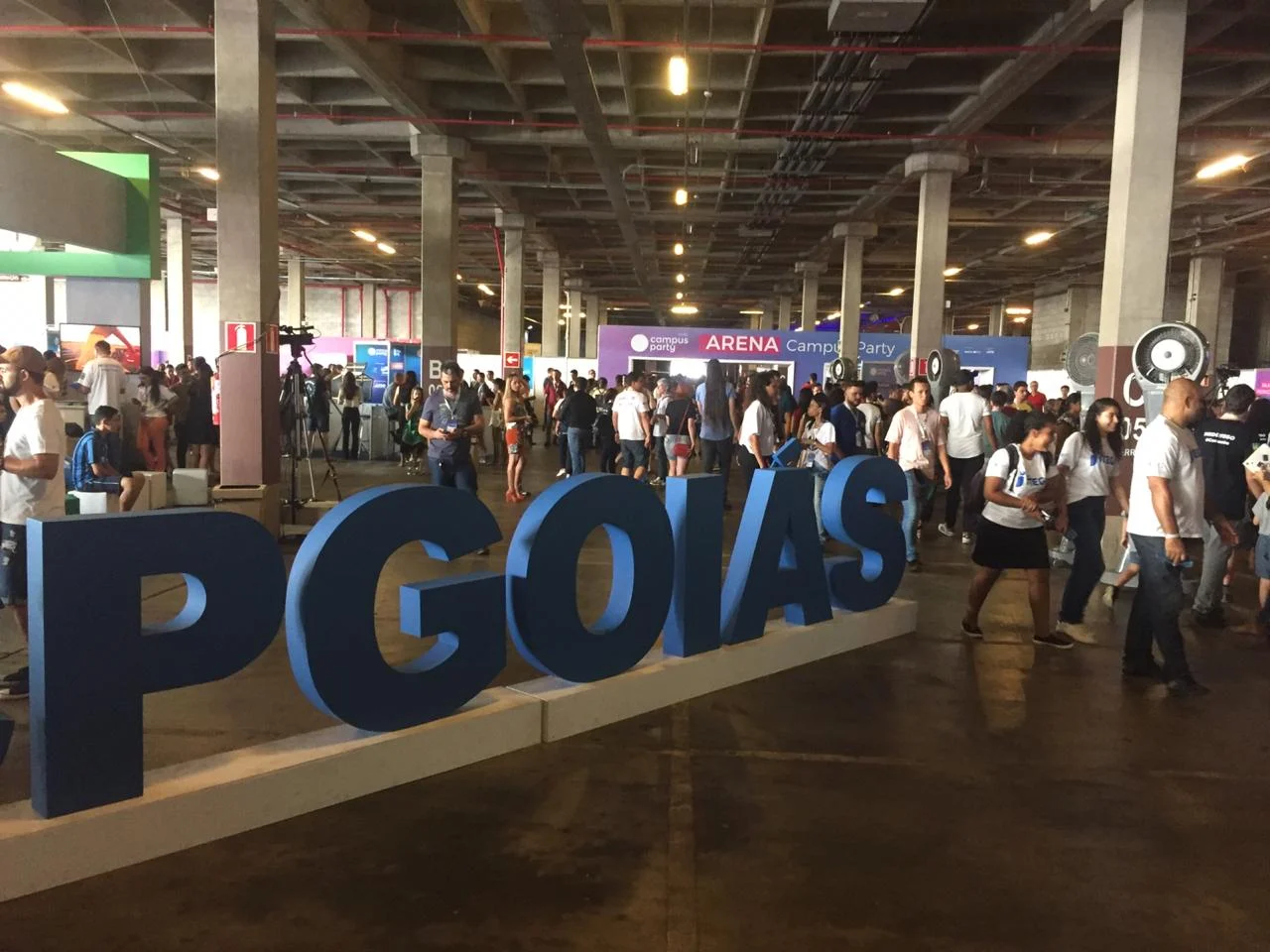 Organização estima que Campus Party terminará com 80 mil vistantes