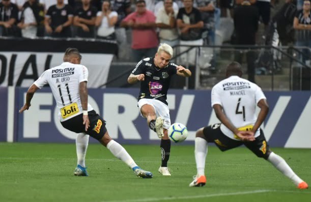 corinthians santos campeonato brasileiro