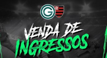 Mais de 10 mil ingressos comercializados para Goiás x Flamengo