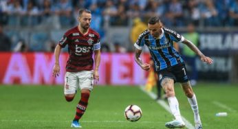 Tudo igual entre Grêmio e Flamengo no primeiro jogo das semifinais