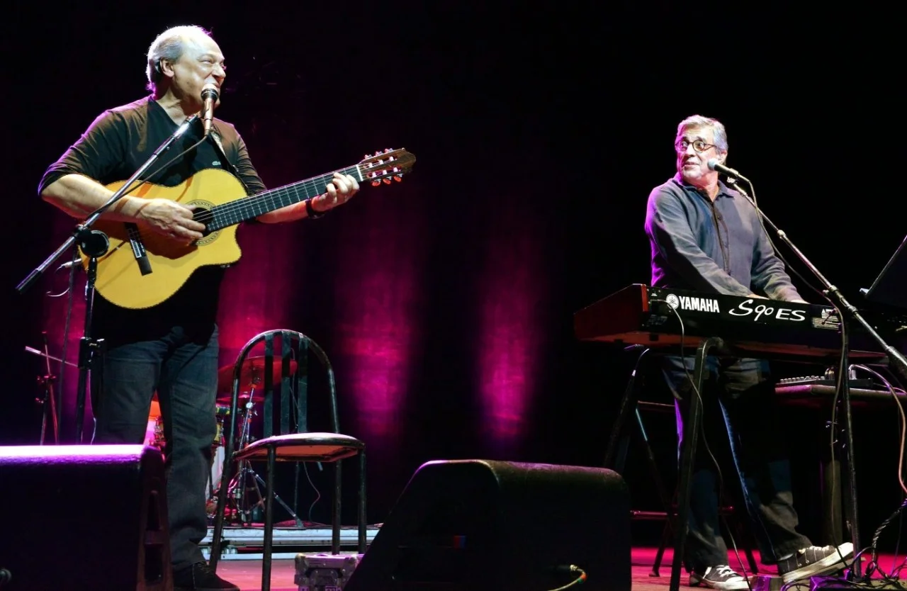 Em Goiânia, Toquinho e Ivan Lins fazem show ’50 anos de Música’