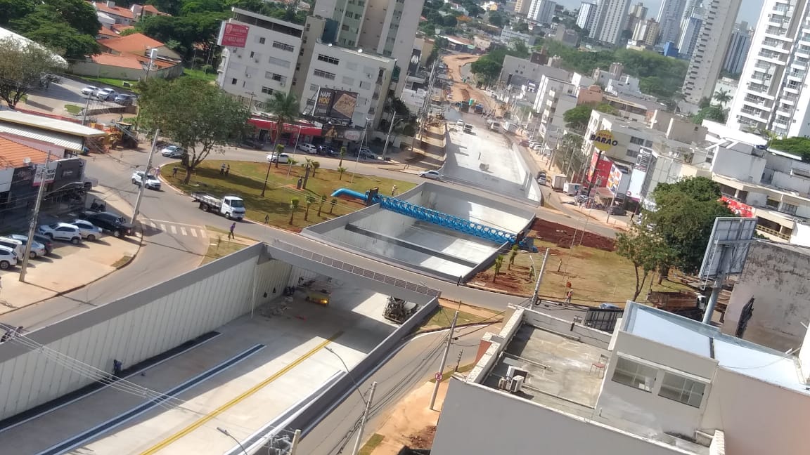 Finalizada obra da trincheira da Rua 90; tráfego será liberado somente na quarta-feira (4)