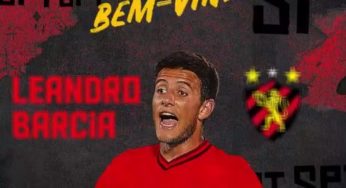 Após demora do Goiás, Leandro Barcia é anunciado pelo Sport