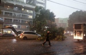 divulgacao corpo de bombeiros chuva enchente transito tempestade emergencia