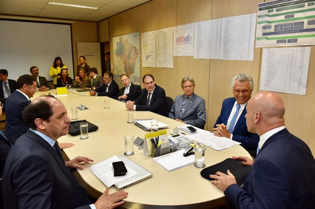 reuniao caiado ministro da economia