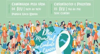 Sesc realiza caminhada em campanha de combate ao câncer