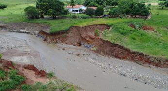 Barragem se rompe em Água Limpa