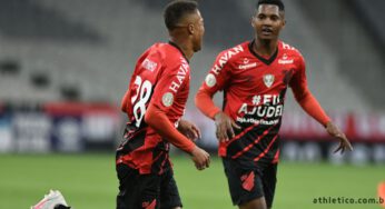 Com gol de ex-esmeraldino, Athletico Paranaense vence Goiás na Arena da Baixada