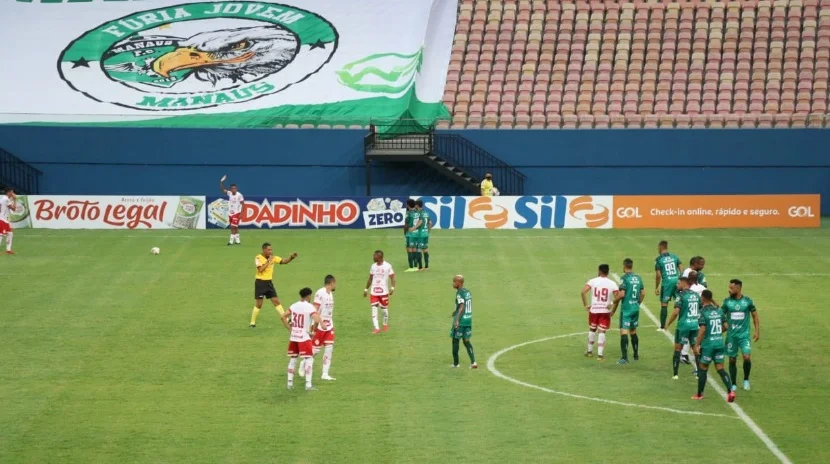 Vila Nova marca no último lance de jogo e empata com Manaus na abertura da Série C