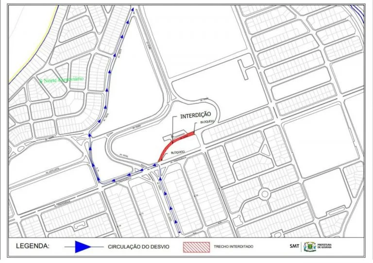 Prefeitura interdita trecho da Avenida Goiás próximo a Rua 68 por 45 dias